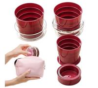 Foldable Mug - 4-in-1 Backpacking Drinking Cup - Travel Water Cup - For Women Travellers Tourists Campers Hikers Fishing for Hiking, Backpacking, Fishing, Road Trips, Hotel and
