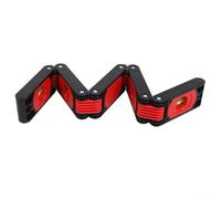 Foldable Multi-Angle Level Ruler 5-Joint Plastic Tool