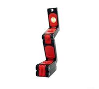 Foldable MultiAngle Measuring Tool, Layout Tool with 5 Adjustable Joints Magnetic Level Ruler for Construction Projects