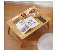 Foldable Multifunctional Low Table Portable Laptop Desk Easy Storage Ideal for Tea Rooms & Balconies Compact Size (S: 60x30x27cm)