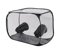 Foldable Mushroom Grow Tent Clear PVC With Dual-Zipper Doors Airtight Ports | Portable design for quick assembly Multiple sizes available Transparent PVC for real-time observation Controlled environment