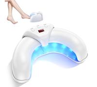 Foldable Nail Fungus Laser Device, Safe & Effective Home Treatment Device for Multiple Toenails & Fingernails, Suitable for Discolored and Thickened Toenails(White)