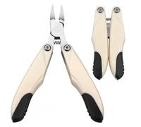 Foldable Nail Scissors Tough Hard Toe Nails Clipper Remover Nail File 3 in 1 Manicure Tools Ingrown Nail Trimmer,White