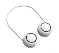 Foldable Necklace Neck Fan, Rechargeable Personal Fan With 2000MAh Battery For Enjoying A Breeze Anywhere You Go(White)