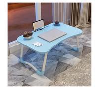 Foldable Nightstand Table, Portable Laptop Desk, Creative Folding Computer Table with Cup Holder, Easy-to-Use Bedside Desk for Home, Space-Saving Design (Color2)