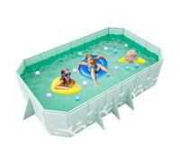 Foldable Non-Inflatable Swimming Pool, Non-Inflatable Pool | Thickened Portable Folding Pool Ground Pool - Non-Inflatable Pool Comfortable Folding Outdoor Pool for Outdoor Garden Rear