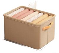 Foldable Non Woven Fabric Storage Box With Steel Frame For Clothes Organizer Large Capacity Closet Container For Sweaters Blankets Toys Khaki Smoke Gray 2 Pack(B)