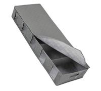 Foldable Non Woven Storage Box with Double Zipper for Blankets Clothes