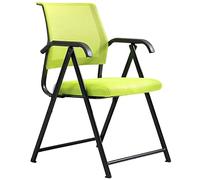 Foldable Office Chair - Ergonomic Mesh Back with Arms for Comfort in Small Spaces