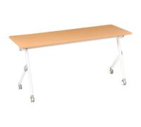 Foldable Office Desk BENDI 160 cm 60 cm Brown