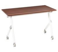 Foldable Office Desk BENDI Dark Brown 120 cm 60 cm