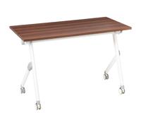 Foldable Office Desk BENDI Dark Brown 120 cm 60 cm