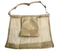 Foldable Orchard Mushroom Picking Bag - Large Capacity Breathable Mesh Harvest Bag for Foraging Gardening Beach Shopping - 40 X 35 X 10 Centimeter Black/Green(Green)
