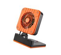 Foldable Outdoor Fan Solar Charging Tabletop Cooling with Built-in Battery, Speed Ventilation for Camping Backyard Breaks Portable Solar Fan Camping Rechargeable Foldable Outdoor Tabletop Cooling