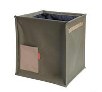 Foldable Outdoor Organizer Box for Camping, Store Trash, Toys, and Laundry Securely with Material and Compact Portable Structure (Army Green)