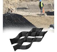 Foldable Outdoor Patio Gravel Grid 2 Inch Honeycomb Paving Mesh for Driveways Pathways Stones Sand & Soil 16.5x19ft (5x6m) Durable Ground Cover