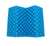 Foldable Outdoor Seat Cushion - Four Fold Camping Sitting Mat for Travel | Lightweight Moisture Proof Honeycomb Foam Pad for Picnic Hiking Backpacking Mountaineering Trekking Beach Use
