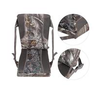 Foldable Outdoor Seat Cushion, Oxford Fabric Color Blocking Water & Grime Proof Thick Portable Stadium Seat Cushion with Long Backrest for Fishing, Camping, Hiking