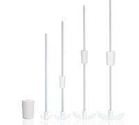 Foldable Paddle PTFE Stirring Rod Stirrer Mixer Shaft with Stirring Plug for Laboratory Use (500mm 24/29)
