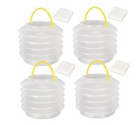 Foldable Paint Brush Washer, 4PCS 4.9in*3.8in Painting Brush Washing Bucket Large Collapsible Bucket Foldable Water Cup Oil Painting Washing Bucket for Art Paint