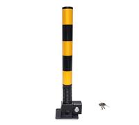 Foldable Paletti Delimitate with Lock - High Visibility Barriers for Garage and Intersection Use and Strong t for Traffic Control (Black)