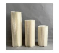 Foldable Paper Columns Display Pedestals Stand, Cylinder Pedestal Stands, Wedding Centerpieces Roman Pillar For Birthday ( Color : 11.8in , Size : B )