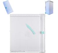 Foldable Paper Cutter, Hand Origami Tool, Paper Cutting Machine with 2 Replacement Blades, Washable Scale, 310mm Cutting Width