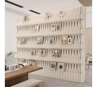 Foldable Paper Room Divider & Creative Boohelf - Freending Multi-layer Partit Wall for Office Living Room Shop Library or Exhibit - Space-Saving Design (H1.6m*L2m)