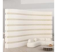 Foldable Paper Room Divider Privacy Screens, Temporary Wall Space Partition, Foldable Wall Dividers, Separator Dividers For Room Separation, Privacy Screen For Office(16.5'W x 5.9'H/500x180cm)
