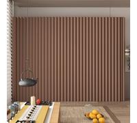Foldable Paper Room Divider Screen - Portable Adjustable Partition for Commercial Spaces, Retail Store Displays, Office Decor & Window Showcase (Brown, L3mxH1.8mxW0.43m)