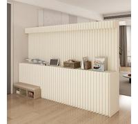 Foldable Paper Room Divider with Display Stand - Portable Display Paper Partition Wall for Home/Office/Exhibition, Lightweight Eco-Friendly Room Dividers Free Standing (H2m * L5m)