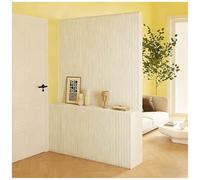 Foldable Paper Room Divider150cm Modern Decorative Partition Screen for Office Home or Exhibition No Assembly Required Stylish and Versatile WhiteA