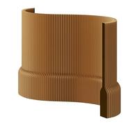 Foldable Paper Room DividerLightweight Freestanding Privacy Screen Partition for Home Office Clothing StoreNo Assembly Required (Brown H180xW18xL100200cm)
