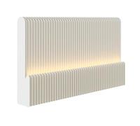 Foldable Paper Room DividerPortable Privacy Partition Wall Freestanding MultiPurpose Divider for Home Office Bedroom & Studio (White H110xW21.5xL300400cm)