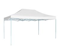 Foldable Party Tent 3x4.5m White Garden Pavilion Canopy Shelter Camp vidaXL