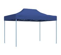 vidaXL Professional Folding Party Tent 3x4m Blue Steel Outdoor Canopy Gazebo