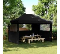 Foldable Party Tent Pop-Up with 4 Sidewalls Patio Gazebo Canopy Shelter vidaXL