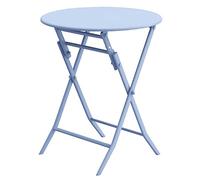 Foldable Patio TableRound/Square Coffee Table for Garden Bistro Ideal for Indoor/Outdoor Use Simple Design SpaceSaving & Durable