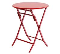 Foldable Patio TableRound/Square Coffee Table for Garden & Bistro Perfect for Indoor/Outdoor Use Simple Design SpaceSaving Lightweight & Durable