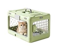 Foldable Pet Cage - Pet Enclosure Crate, Lightweight Animal Kennel, Breathable Travel Carrying Box | Foldable Cage for Dogs Cats Small Pets Puppy Outings Hiking Cycling Camping Road Trip