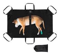 Foldable Pet Carrier, Anti-Bite Carrier up to 60 kg, Carrying Aid with 6 Handles, Foldable Transport Carrier, Dog Carrying Aid, Adjustable Dog Carrier for Pets with Emergencies, First Aid Dog (120 x