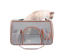 Foldable Pet Carrier for Cats Big Medium | Transportable Pet Carrier for Dogs and Cats | Zip Locks Offer A Secure Closing Without Stress
