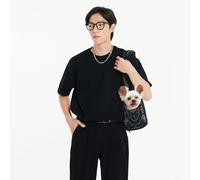 Foldable Pet Carrier, Mystical Symbol Words Print Dog Tote Bag, Portable Cat Shoulder Satchel, Small Animal Travel Handbag for Puppy & Kitten