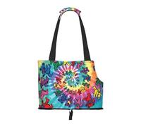 Foldable Pet Carrier & Shoulder Bag, Dancing thanksgiving bear Print Pet Tote Bag Cat Travel Tote for Small Dogs, Puppy Transport, Portable Animal Handbag