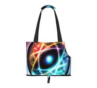 Foldable Pet Carrier, Wonderful Universe Print Dog Tote Bag, Portable Cat Shoulder Satchel, Small Animal Travel Handbag for Puppy & Kitten