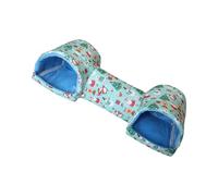 Foldable Pet Cave Bed Tunnel Nest for Chinchillas Gerbils Soft Warm Locking Sleeping Tunnel Accommodation for Small Animals