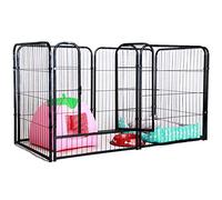 Foldable Pet Dog Playpen Tent Crate Room Puppy Exercise Cat Cage Waterproof Outdoor Single Door Mesh Shade Cover Nest Kennel 2XL/White/1.3