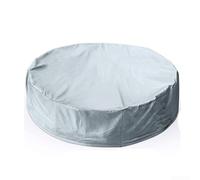 Foldable Pet Dog Pool Cover Waterproof Round Dog Pool Covers Grey(D Gray)