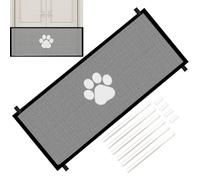Foldable Pet Gate - Retractable Pet Barrier, Portable Fence Net, Gate Expandable Width | Retractable Mesh | Folding Wide For Doorways, Stairs, Hallways, Entrance, Porch