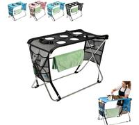 Foldable Pet Grooming Table,For Holding Anxious Cat During Baths,SturdyLoad | Foldable Pet Grooming Table,Safe Bathing Protection,Breathable Comfort Mesh,Sturdy Load,For Pets Bath,Trimming Claws